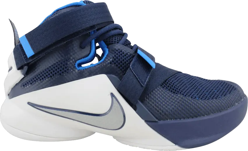  Nike LeBron Soldier 9 GS &#039;Midnight Navy&#039;