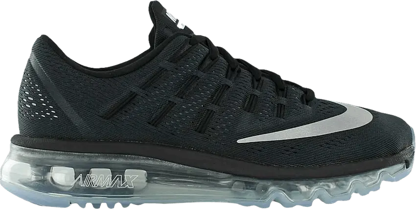  Nike Air Max 2016 GS &#039;Black Reflect Silver&#039;