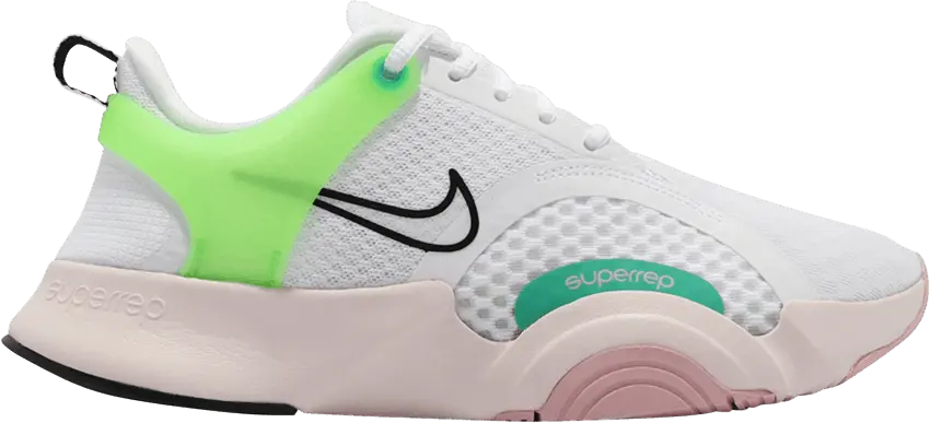  Nike Wmns SuperRep Go 2 &#039;White Green Strike&#039;