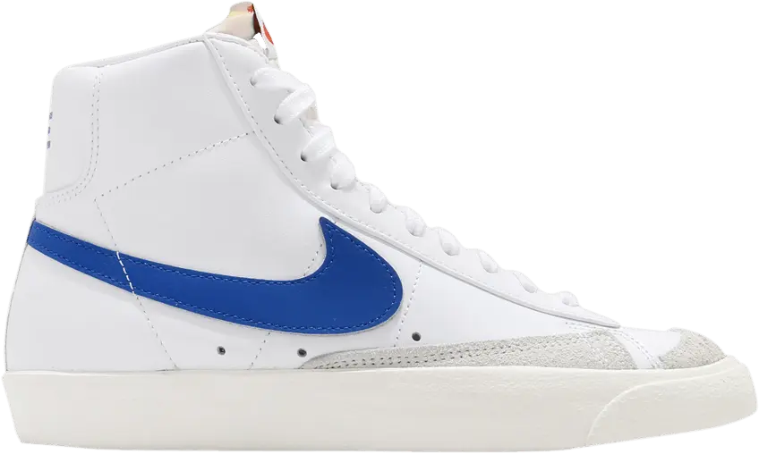  Nike Blazer 77 Mid White Racer Blue (Women&#039;s)