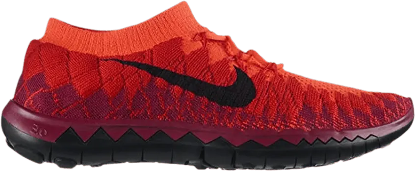  Nike Wmns Free 3.0 Flyknit &#039;Bright Crimson University Red&#039;