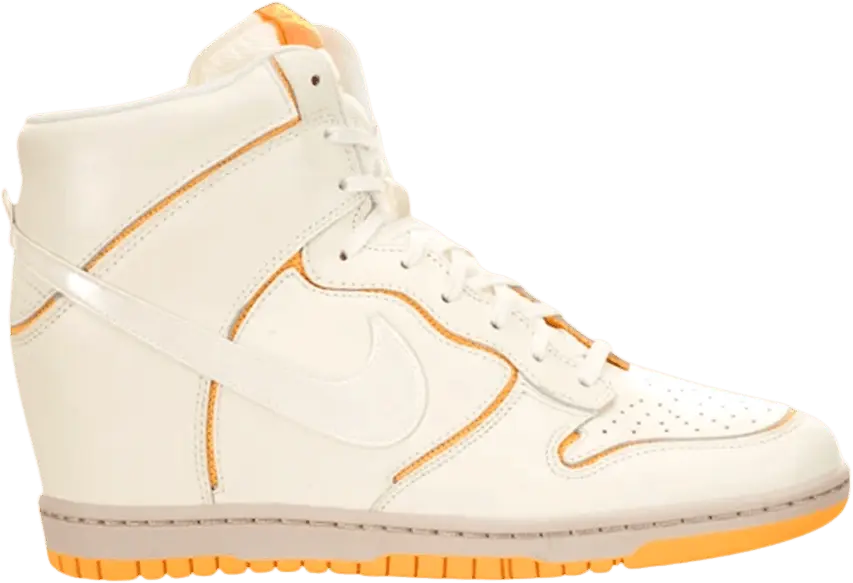  Nike Wmns Dunk Sky High Cut Out Premium &#039;Sail Atomic Mango&#039;