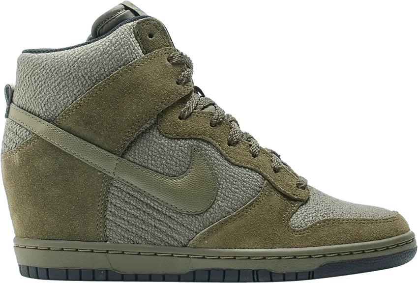  Nike Wmns Dunk Sky High Essential &#039;Rough Green&#039;