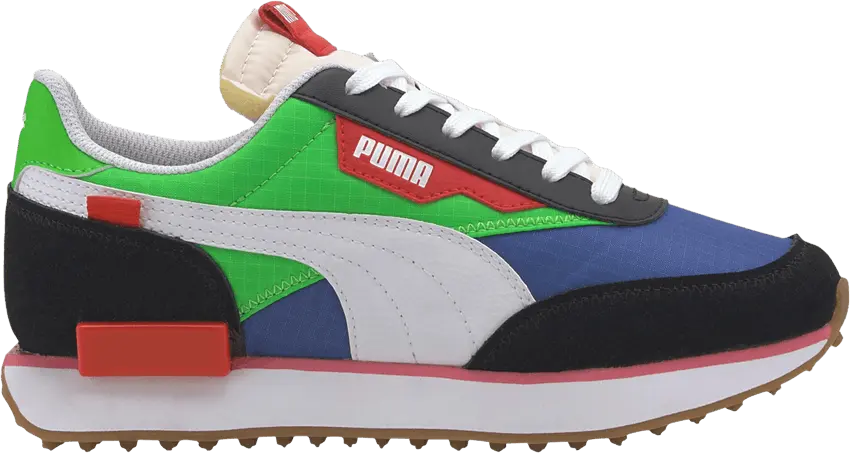  Puma Future Rider Play On Jr &#039;Fluo Green&#039;