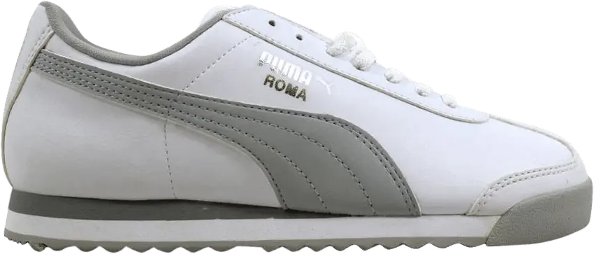  Puma Roma Basic Jr &#039;White Gray&#039;