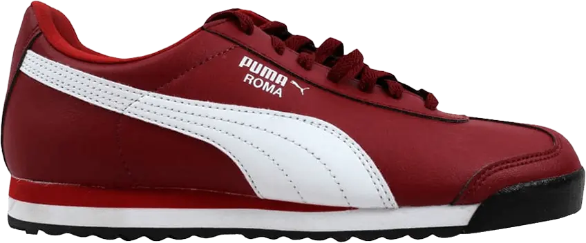  Puma Roma Basic Jr &#039;Rio Red White&#039;