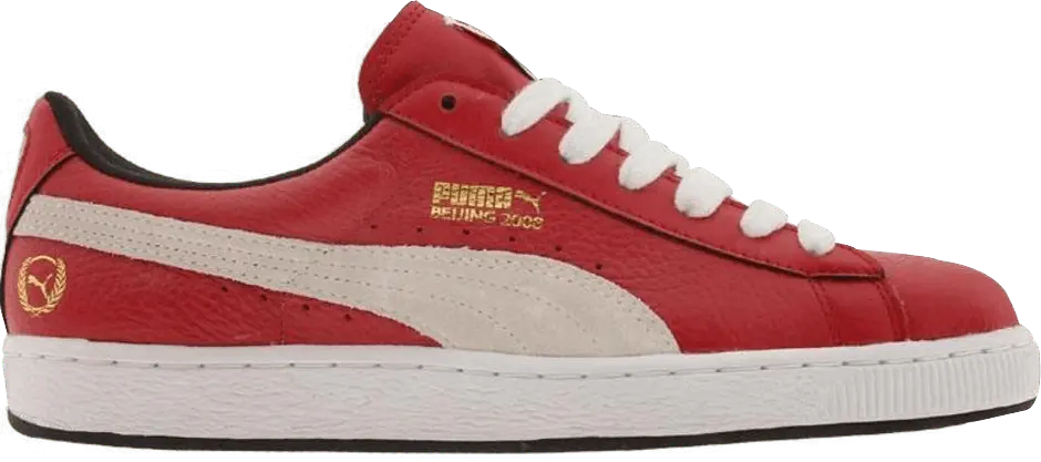  Puma Basket Classic Games Beijing Ribbon Red/White-Black