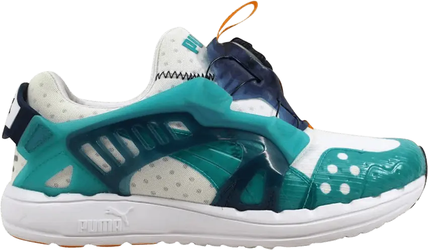  Puma Disc Blaze Lite Tech White/Bluegrass-Blue Wing-Zinnia