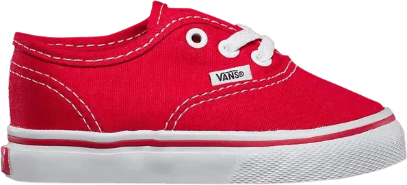  Vans Authentic Toddler &#039;Red&#039;