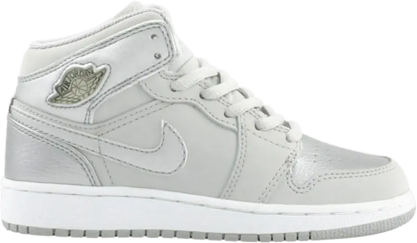  Air Jordan 1 Retro 1 + GS &#039;Neutral Grey&#039;