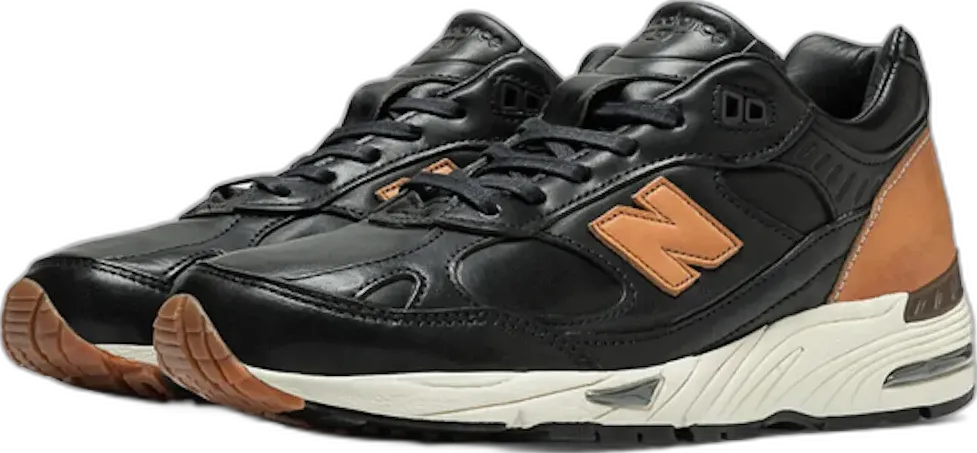 New Balance 991 Horween Leathers Black