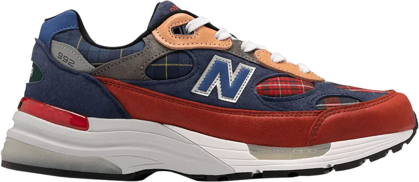 New Balance 992 Plaid