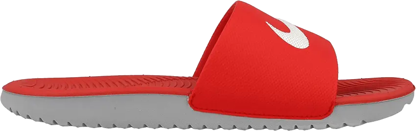  Nike Kawa Slide GS &#039;University Red White&#039;