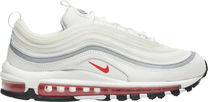  Nike Air Max 97 White Siren Red (Women&#039;s)