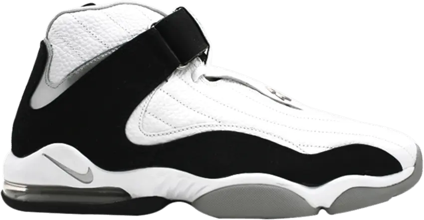  Nike Air Penny IV White Black Silver
