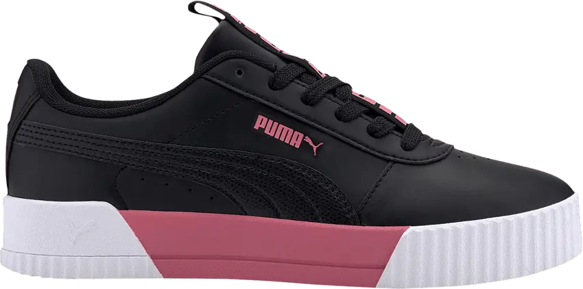  Puma Wmns Carina Bold &#039;Black Pink&#039;