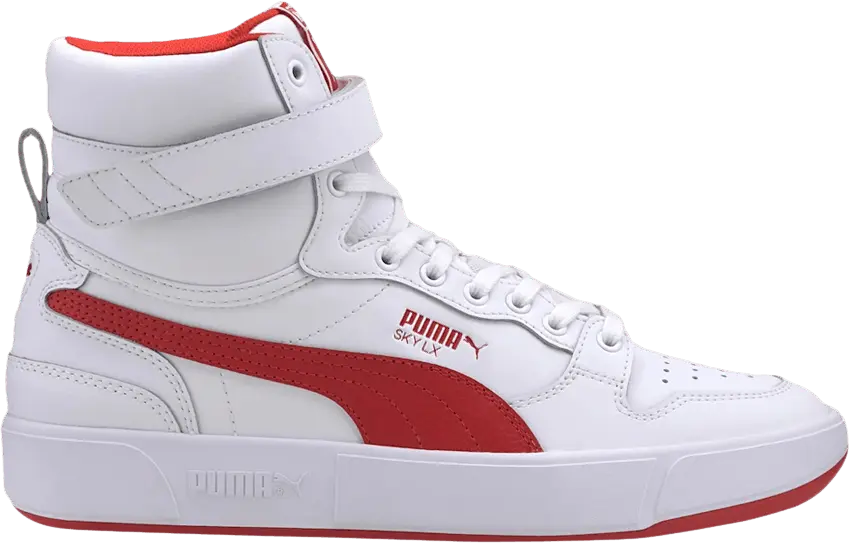  Puma Sky LX Mid &#039;White High Risk Red&#039;
