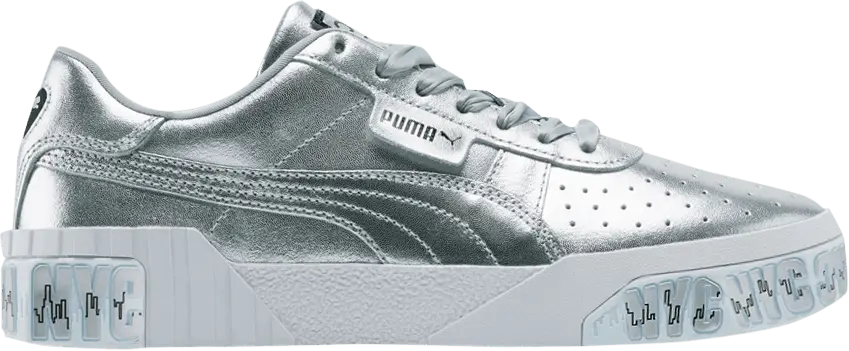  Puma Wmns Cali Silver NYC &#039;Skyline Print&#039;