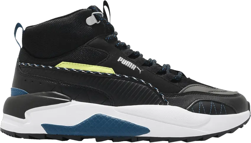  Puma X-Ray 2 Square Mid WTR &#039;Black Digital Blue&#039;