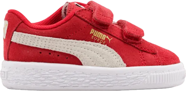  Puma Suede 2 Straps Infant &#039;High Risk Red&#039;