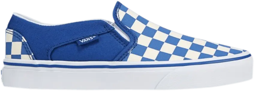  Vans Asher &#039;Princess Blue Checkerboard&#039;