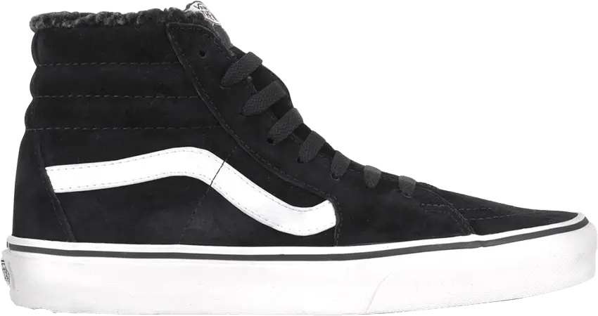  Vans Sk8 Hi Pig Suede Fleece Black