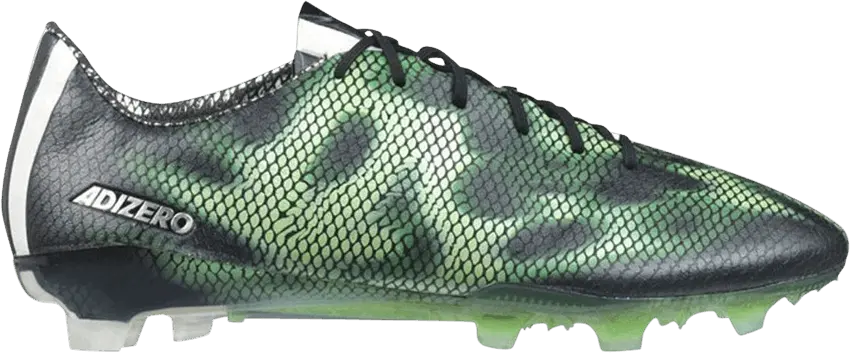  Adidas Adizero F50 FG &#039;Black Solar Green&#039;