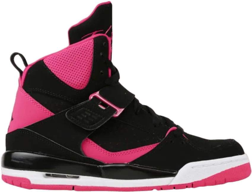  Jordan Flight 45 High IP GS &#039;Black Vivid Pink&#039;