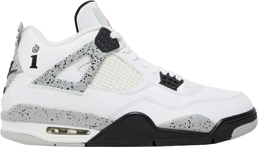  Interscope Records x Air Jordan 4 Retro OG &#039;White Cement&#039;