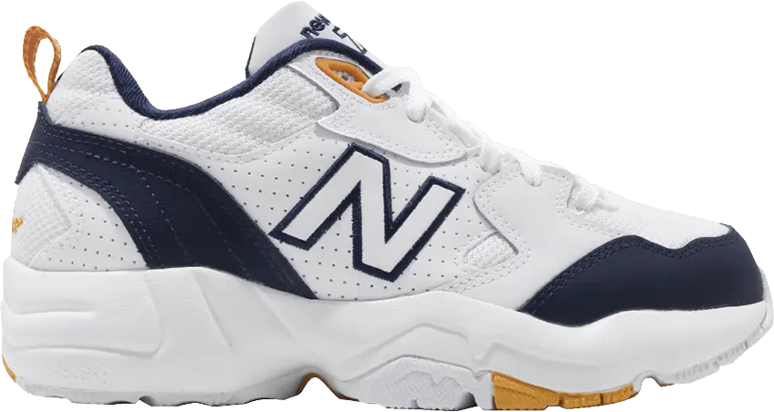  New Balance Wmns 708 Wide &#039;White Navy Yellow&#039;