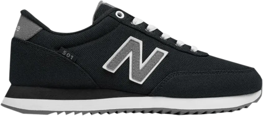  New Balance Wmns 501 &#039;Ripple Sole - Black Gunmetal&#039;