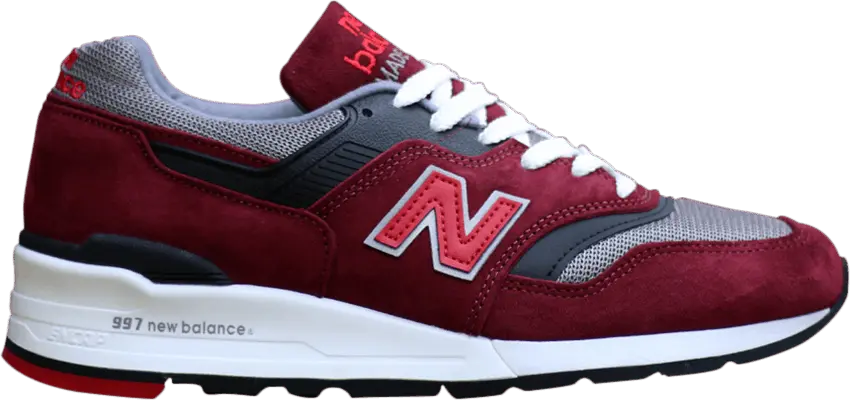  New Balance 997 Made In USA Burgundy