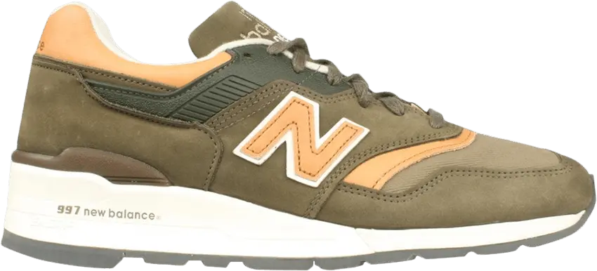  New Balance 997 Made In USA Green/Orange