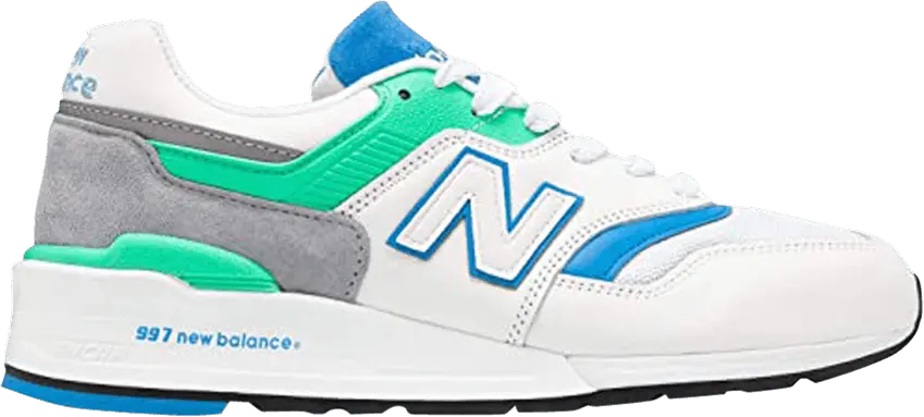  New Balance 997 Made In USA &#039;White Green Blue&#039;