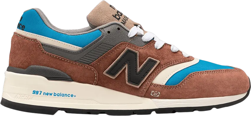  New Balance 997 Made in USA Elevated Basics Brown Blue White