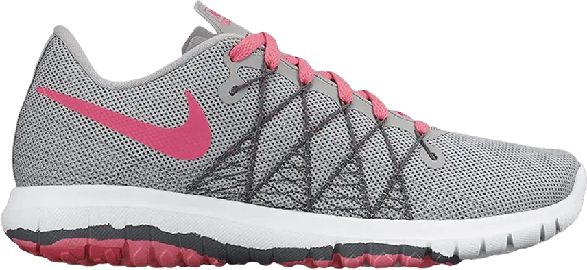 Nike Flex Fury 2 GS &#039;Wolf Grey Hyper Pink&#039;