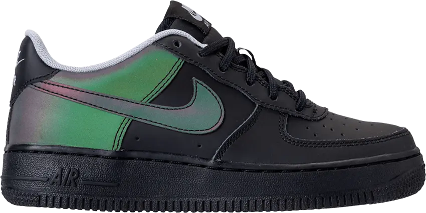  Nike Air Force 1 Low LV8 GS &#039;Reflective Black&#039;