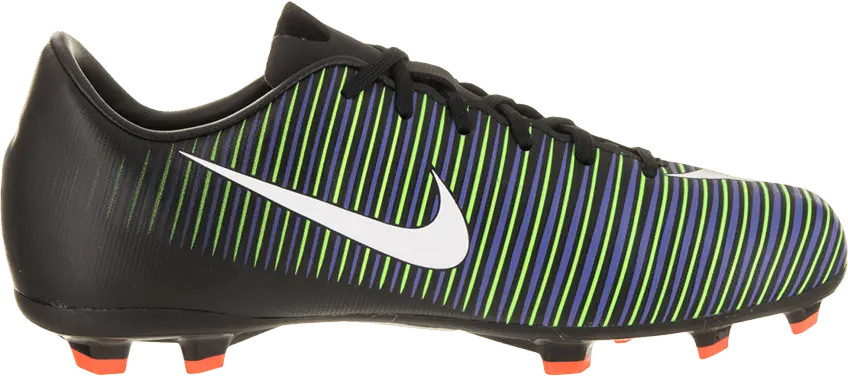  Nike Jr Mercurial Vapor 11 FG GS &#039;Black Electric Green&#039;