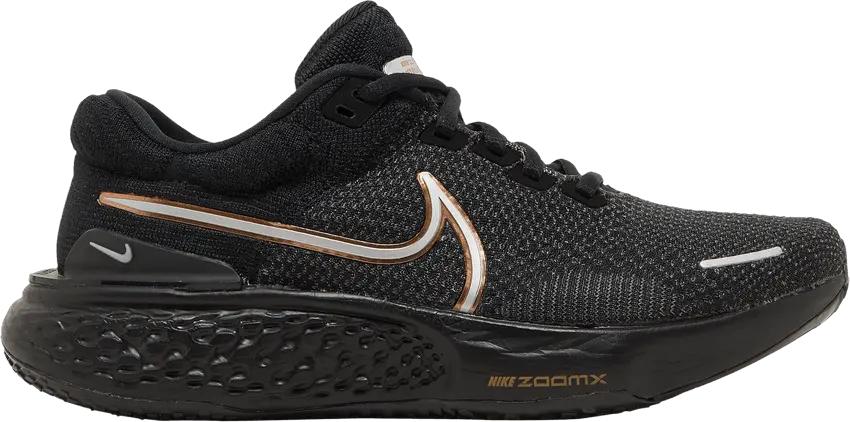 Nike Wmns ZoomX Invincible Run Flyknit 2 &#039;Black Metallic Copper&#039;