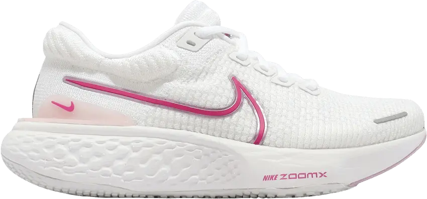  Nike ZoomX Invincible Run Flyknit 2 White Light Arctic Pink (Women&#039;s)