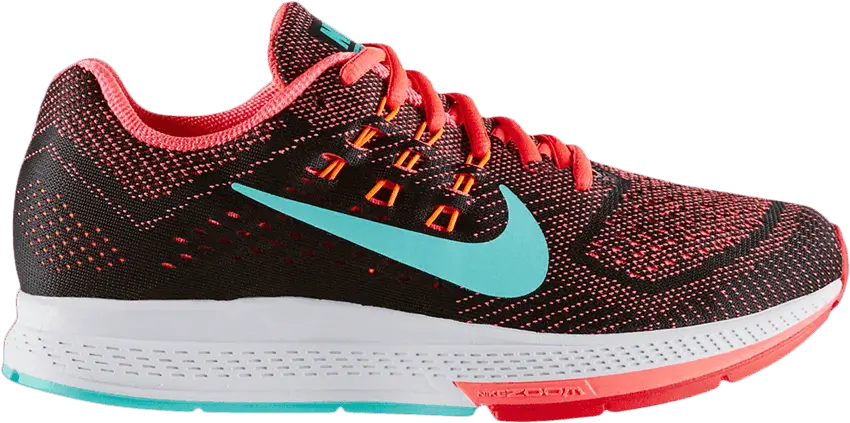  Nike Wmns Air Zoom Structure 18 &#039;Black Hyper Punch Turquoise&#039;