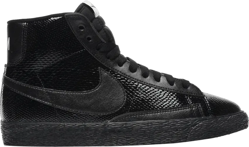  Nike Wmns Blazer Mid Leather Premium &#039;Black&#039;