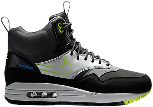  Nike Wmns Air Max 1 Mid Sneakerboot &#039;Black Volt&#039;