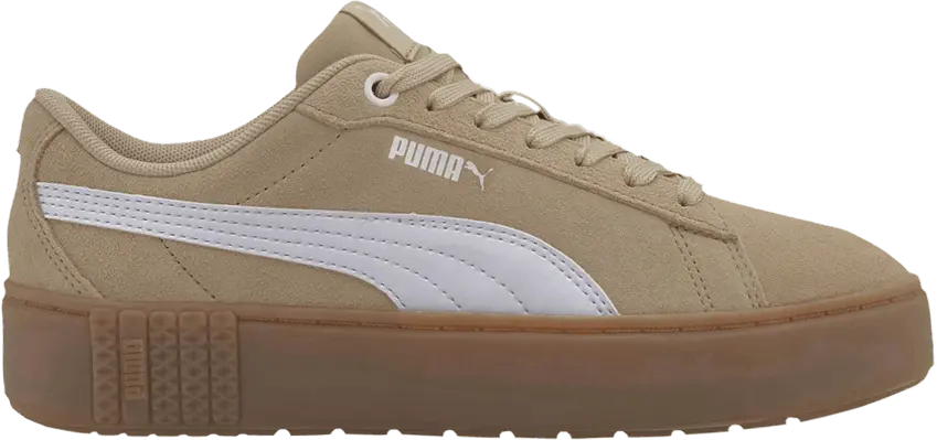  Puma Wmns Smash Platform V2 Suede &#039;Pale Khaki&#039;