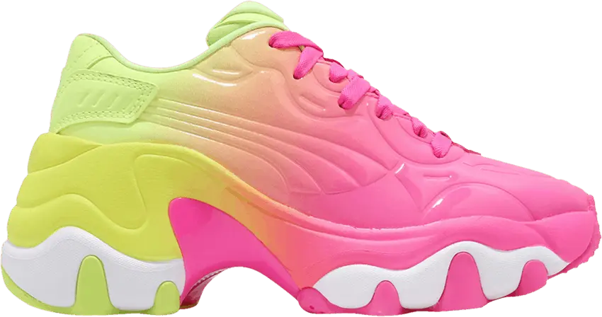  Puma Wmns Pulsar Wedge &#039;Luminous Pink Fizzy Yellow&#039;