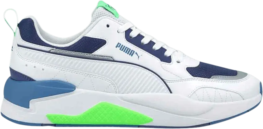  Puma X-Ray 2 Square &#039;White Electric Green Blue&#039;