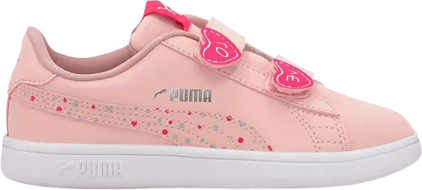  Puma Smash V2 Jr &#039;Candy Hearts - Peachskin&#039;