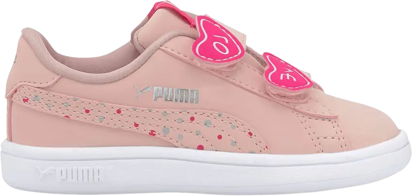  Puma Smash V2 Infant &#039;Candy Hearts - Peachskin&#039;