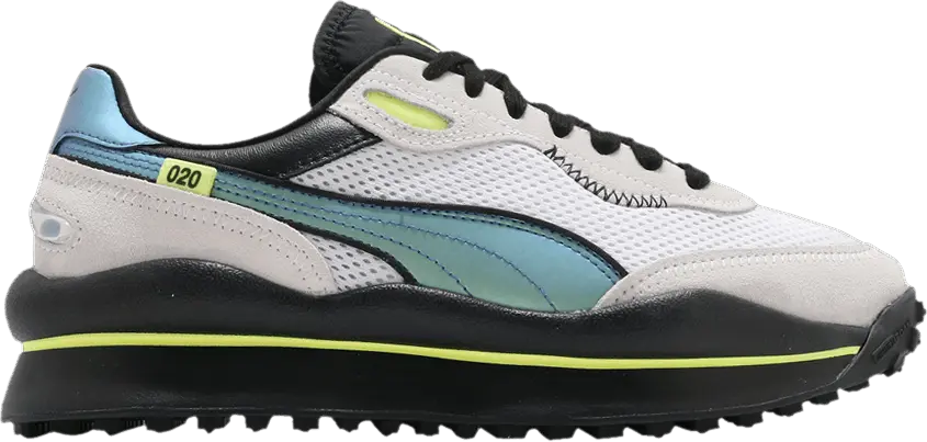 Puma Style Rider &#039;Petrol Spill - White&#039;