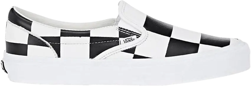  Vans Barneys New York x OG Classic Slip-On LX &#039;Checker - White Black&#039;